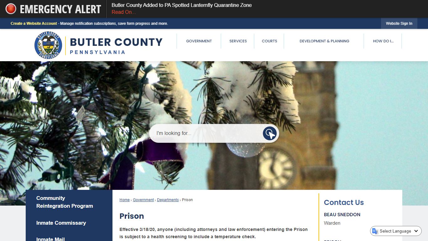 Prison | Butler County, PA