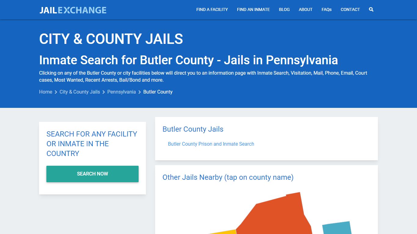 Inmate Search for Butler County | Jails in Pennsylvania - Jail Exchange